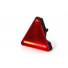 Feu arrière gauche triangulaire à LED 6 fonctions avec antibrouillard pour remorque