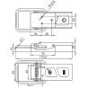 Grenouillère à Ressort Galvanisée 173,5 mm – Fixation Remorque