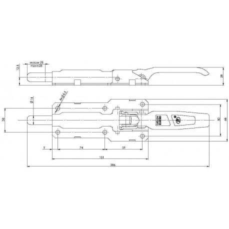 Grenouillère horizontale pour remorque - Remorques Discount 