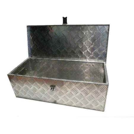 Coffre de rangement  pour remorque en aluminium - Remorques Discount