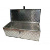 Coffre de rangement en aluminium 76 x 33 x24,5 pour remorque