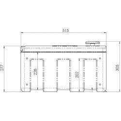 Coffre de rangement pour remorque - Remorques Discount 