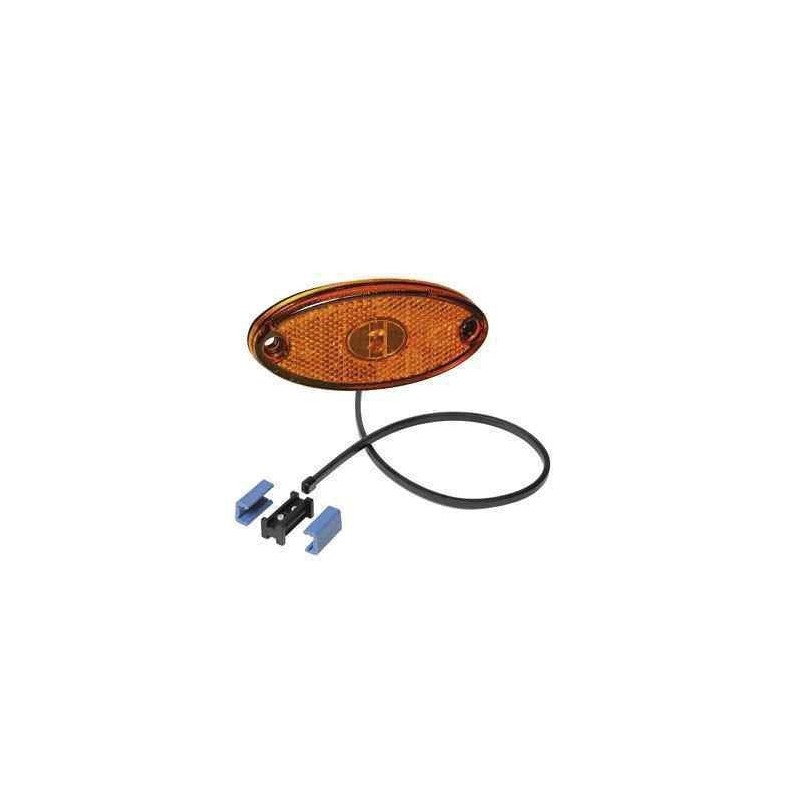 Feu de Position ASPOCK FLATPOINT Orange 12V – Étanche IP67