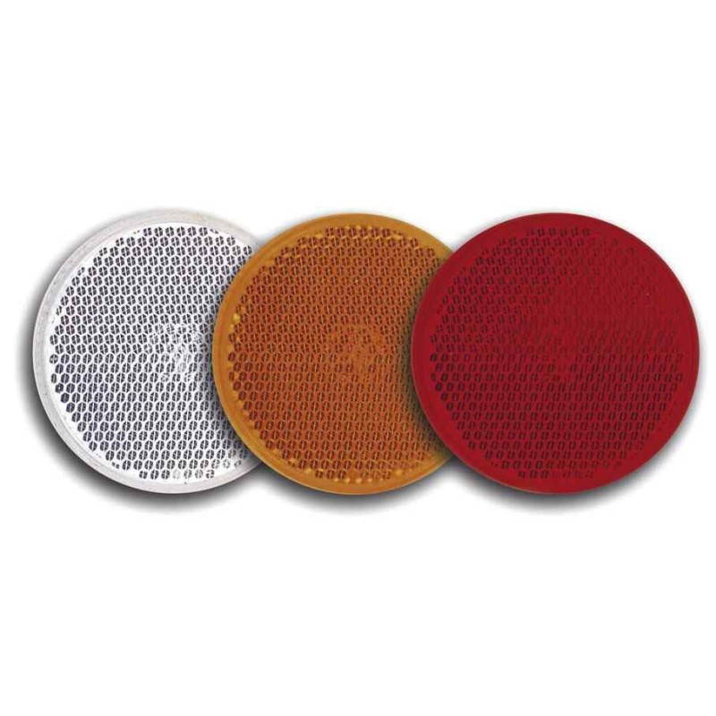 Rond autocollant AJBA blanc pour remorque