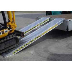 Rampes aluminium renforcées 2M pour remorque - Remorques Discount