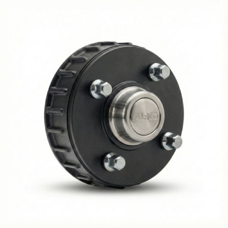Tambour  AL-KO 1637 4 Trous 130 avec roulements coniques - Remorques Discount 