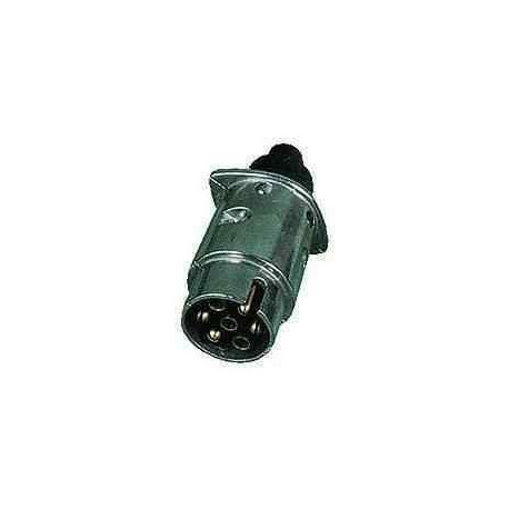 Prise 7 Broches Métal 12V/24V – Connexion Sécurisée pour Remorque