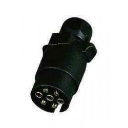 Prise 7 broches plastique – Connexion 12V/24V remorque
