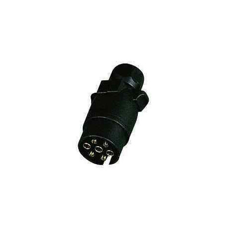 Prise 7 broches plastique – Connexion 12V/24V remorque