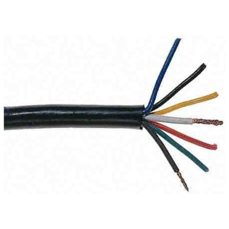 Faisceau d´attelage 7+1-pôles PVC + 1,50M câble 8 fils - PAT Europe