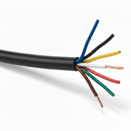 Câble électrique 13 conducteurs pour remorque - Remorques Discount 