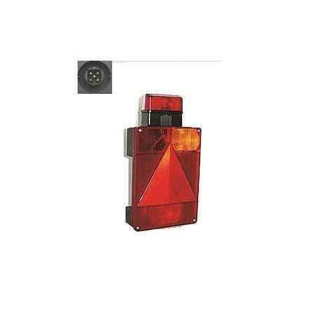  Feu remorque RADEX 6800 vertical gauche 5 fonctions avec feu de gabarit