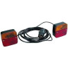 Kit Éclairage Remorque LED 4m | Feux 4 Fonctions Faciles à Installer
