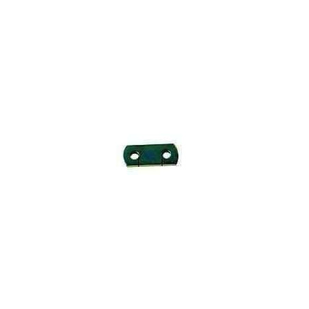 Plaquette d'assemblage 2 trous 60 - Remorques Discount 