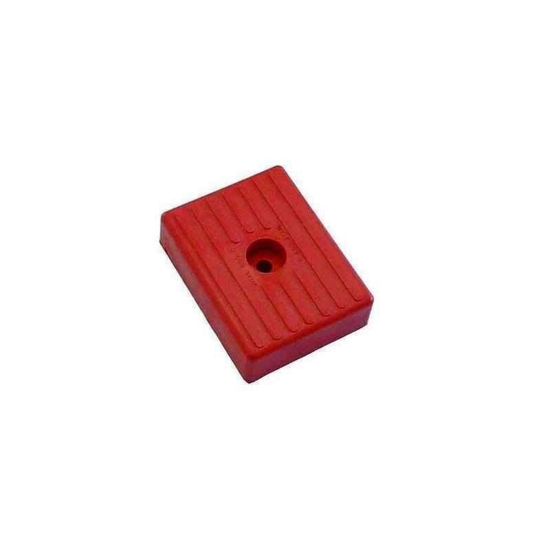 2 Rouleaux Remorque Bateau Rouge | Diamètre 120 Mm Pour Tube 40x40 Mm | Haute Résistance 1400 Kg | Fabriqué En France