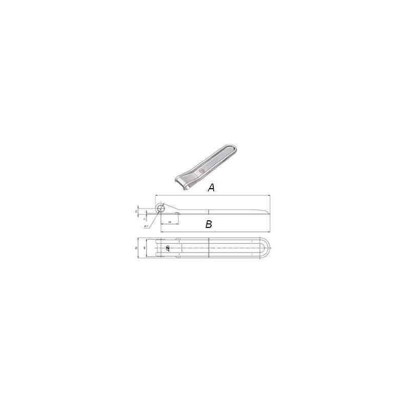 Charnière Complète 376x361 mm – Fixation Robuste pour Remorque