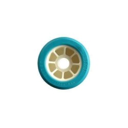 Galet 100x50 alésage 21 turquoise pour remorque NAVICA - Remorques Discount 
