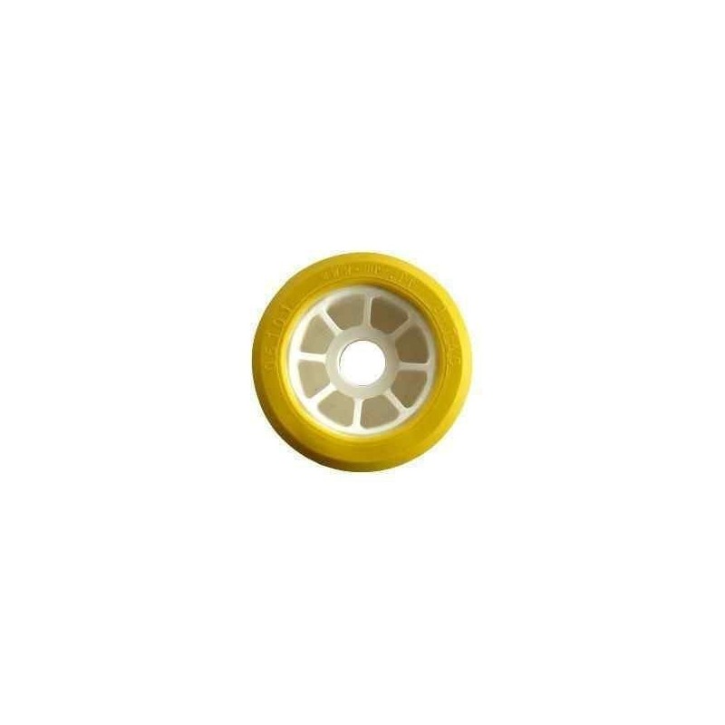 Galet jaune intérieur blanc 100x50 - Remorques Discount 