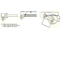 2 demi essieux remorque freinés AL-KO 900kg 4TR130