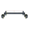 Essieu remorque freiné AL-KO PTC: 900Kg 4TR100