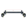 Essieu remorque freiné AL-KO PTC: 1600Kg 5TR140