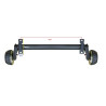 Paire Demi-Essieux Freinés AL-KO 1600kg | 5x112 Sur-Mesure