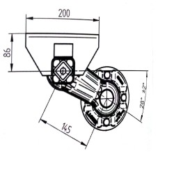 Essieu Non Freiné 450 Kg – Tube 50 mm – EAB 942 mm