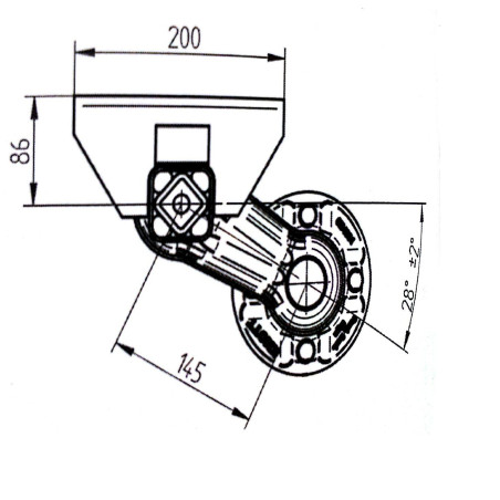 Essieu Non Freiné 450 Kg – Tube 50 mm – EAB 942 mm
