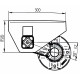 Essieu remorque non freiné PTC: 500kg