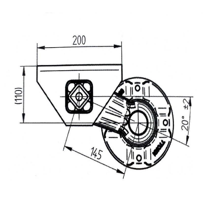 Essieu remorque non freiné PTC:750kg﻿