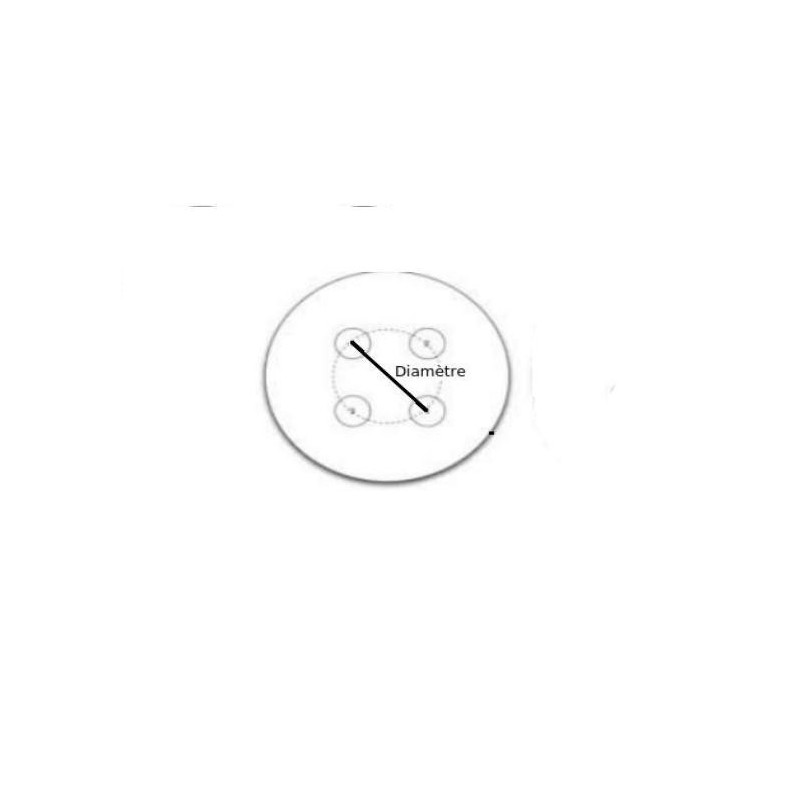 Demi-essieux 500 kg 4T115 – Non freinés, robustes et adaptables