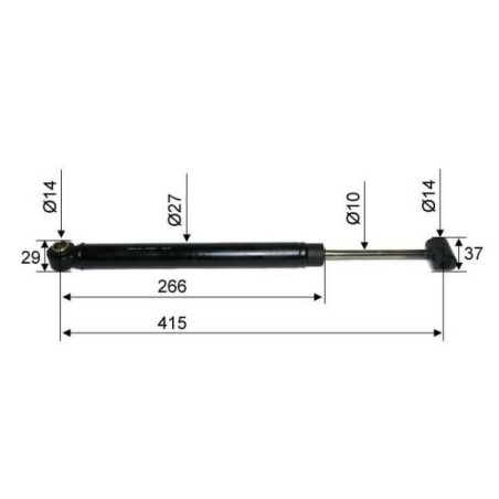 Kit Amortisseur Al-KO pour Tête d'Attelage Remorque 351VB-2 | Remorques Discount