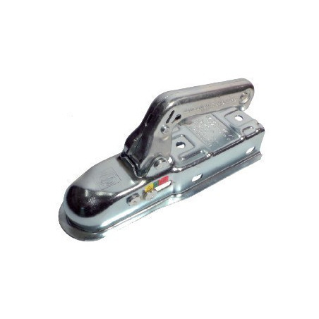 Tête d'Attelage Tube Carré 60 mm - Double Perçage - Homologuée