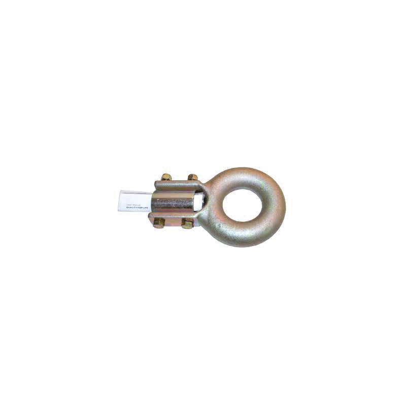 Crochet d'attelage pour remorque avec anneaux - Accessoire Remorque