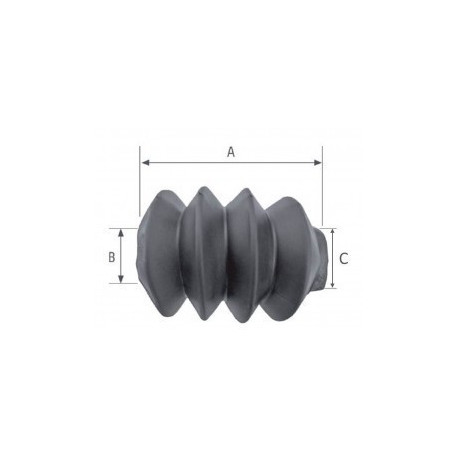 Soufflet de tête d'attelage Al-KO pour tête SV 0.7 - SV75 et SV110 -Remorques Discount