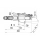 Tête d'attelage freinée AL-KO 60S fixation en V PTC 450Kg à 750Kg