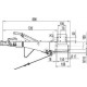 Tête d'attelage Al-KO 251S avec fixation en monopoutre 