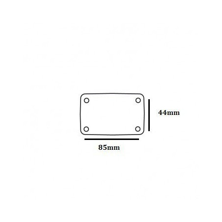 Crochet Mixte 4 Trous Ø13 mm – 3500 kg – Entraxe 85x44 | Remorques Discount