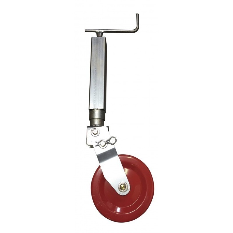 Roue Jockey Renforcée 70 mm | Galet Acier 250 x 100 mm
