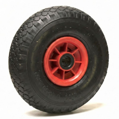 Galet de roue jockey jante plastique avec roulements aiguilles - Remorques Discount 