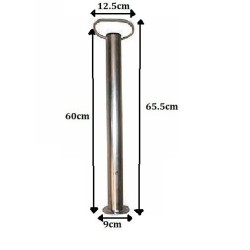 Béquille pour remorque diamètre 48 mm longueur 60cm. Remorques Discount