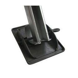 Jeu de 4 coupelles de vérin avec base pivotante - Remorques Discount 