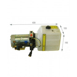 Pompe électrique pour remorque 12V 4 litres - Remorques Discount 