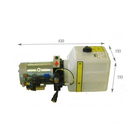 Pompe électrique pour remorque 12V 4 litres - Remorques Discount 