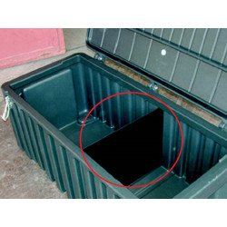 Cloison de séparation pour coffre noir en polyéthylène - JUMBO
