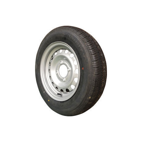 Roue complète 135/80R13 4 trous 115 déport 0