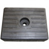 Patin noir 130x100x36 mm