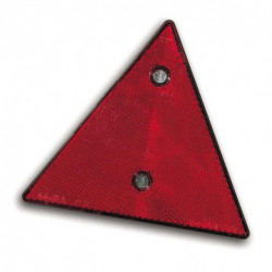 Catadioptre triangulaire rouge à visser