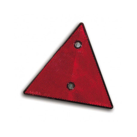 Catadioptre triangulaire rouge à visser