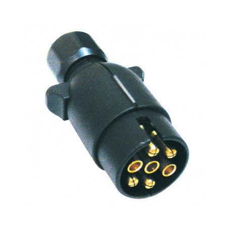 Prise 7 broches plastique – Connexion 12V/24V remorque
